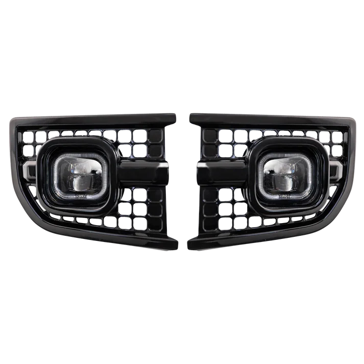 Land Rover Defender 90/110/130 URBAN Front DRL Intakes with Nolden DRL ...